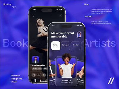 Artist Booking Mobile IOS App android animation app app interaction artist booking dashboard design event feed ios mobile mobile app mobile ui motion photo startup ui ux video