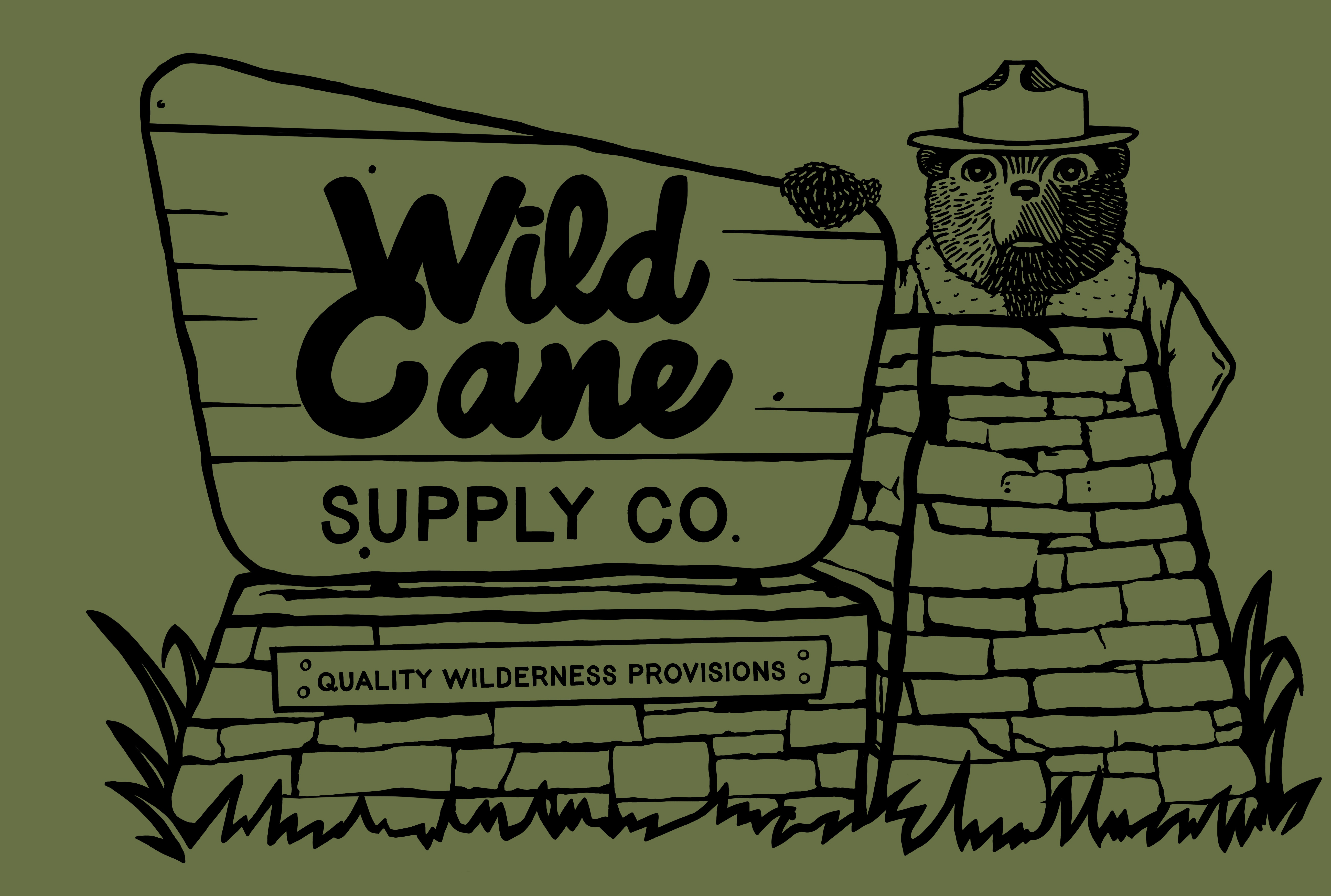 The Smokey T-Shirt Design apparel branding camping design graphic design illustration merch nature outdoors t shirt