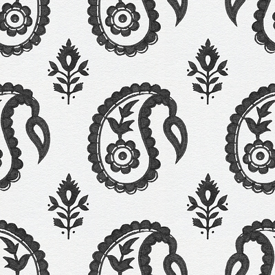 Indian Woodblock Prints Reimagined: Contemporary Surface Design block print design contemporary craft decorative design floral indian motifs floral motifs heritage art indian block prints indian patterns paisley heritage art paisley motifs pattern art surface design textile design textile surface design woodblock print patterns