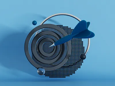 3D Target for Novata 3d 3d illustration blender blue branding c4d cycles design illustration render site target ui ux