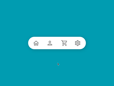 Day 107 - Icon Hover Interaction animation appdesign graphic design hoverinteraction interactiondesign menu microinteractions motion graphics ui
