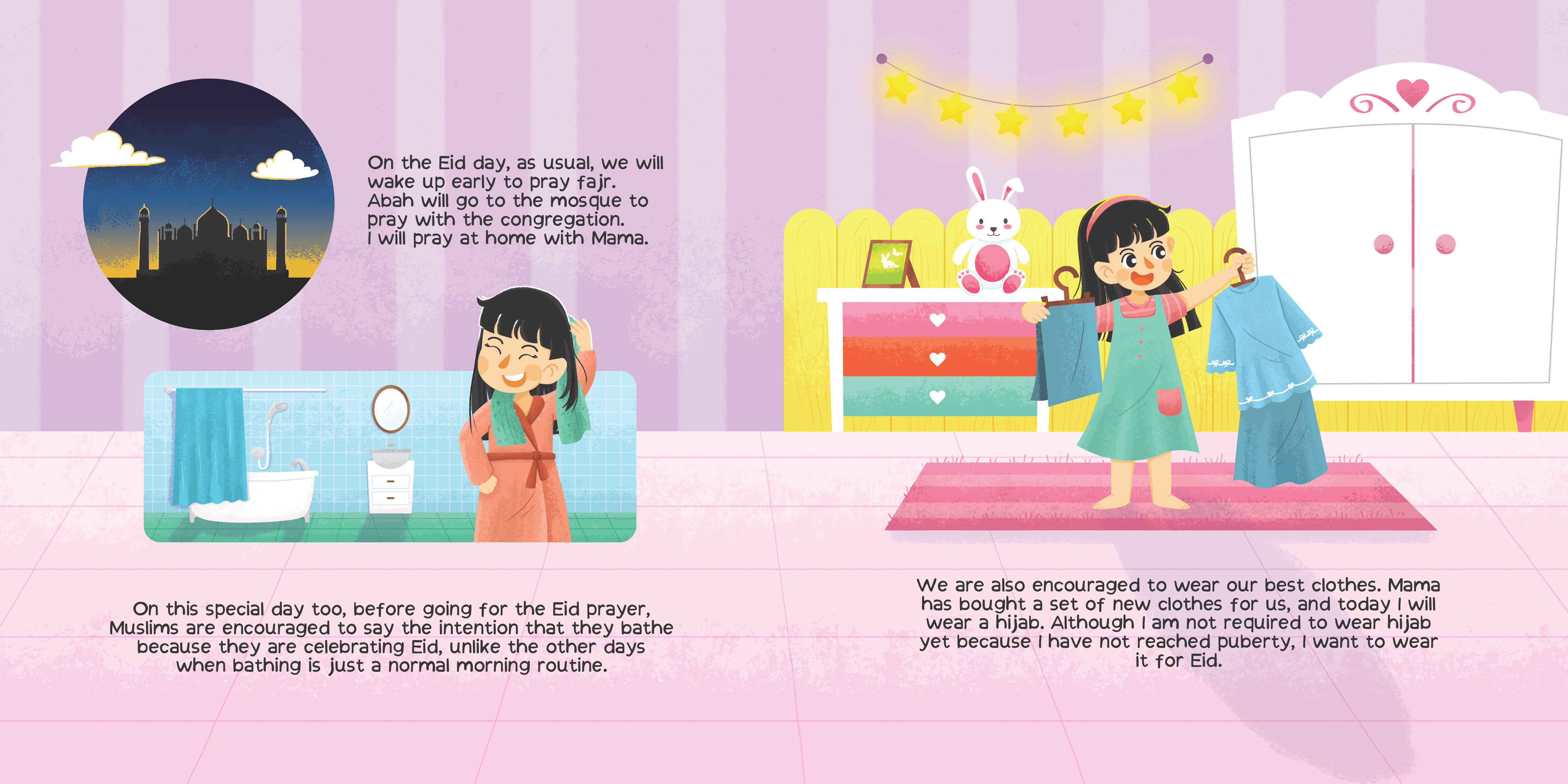 Get Ready for Eid Fitr!! book children childrenbook graphic design illustration ilustrationkids kidlit