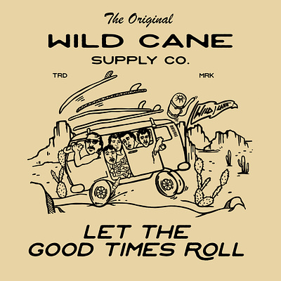 Good Times T-Shirt Design apparel branding design graphic design illustration merch outdoors t shirt vintage