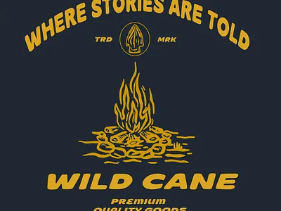 Where Stories Are Told Design apparel branding camping design graphic design illustration merch outdoors