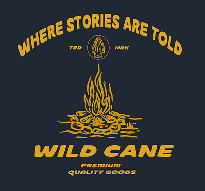 Where Stories Are Told Design apparel branding camping design graphic design illustration merch outdoors