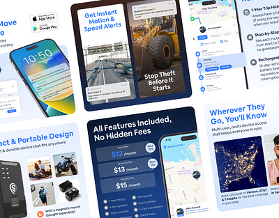 Listing images design for a GPS tracker amazon amazon a content amazon product