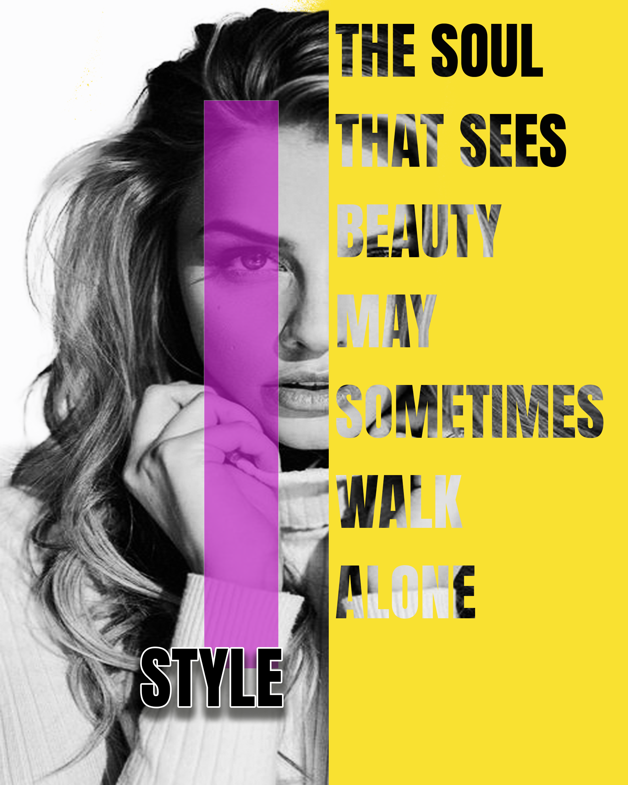 Example of Fashion Poster