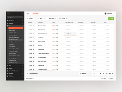 POS – UI/UX Design app design clean ui dashboard dashboard ui design interface design minimal design pos pos app pos ui table ui ui design ui ux user interface webapp