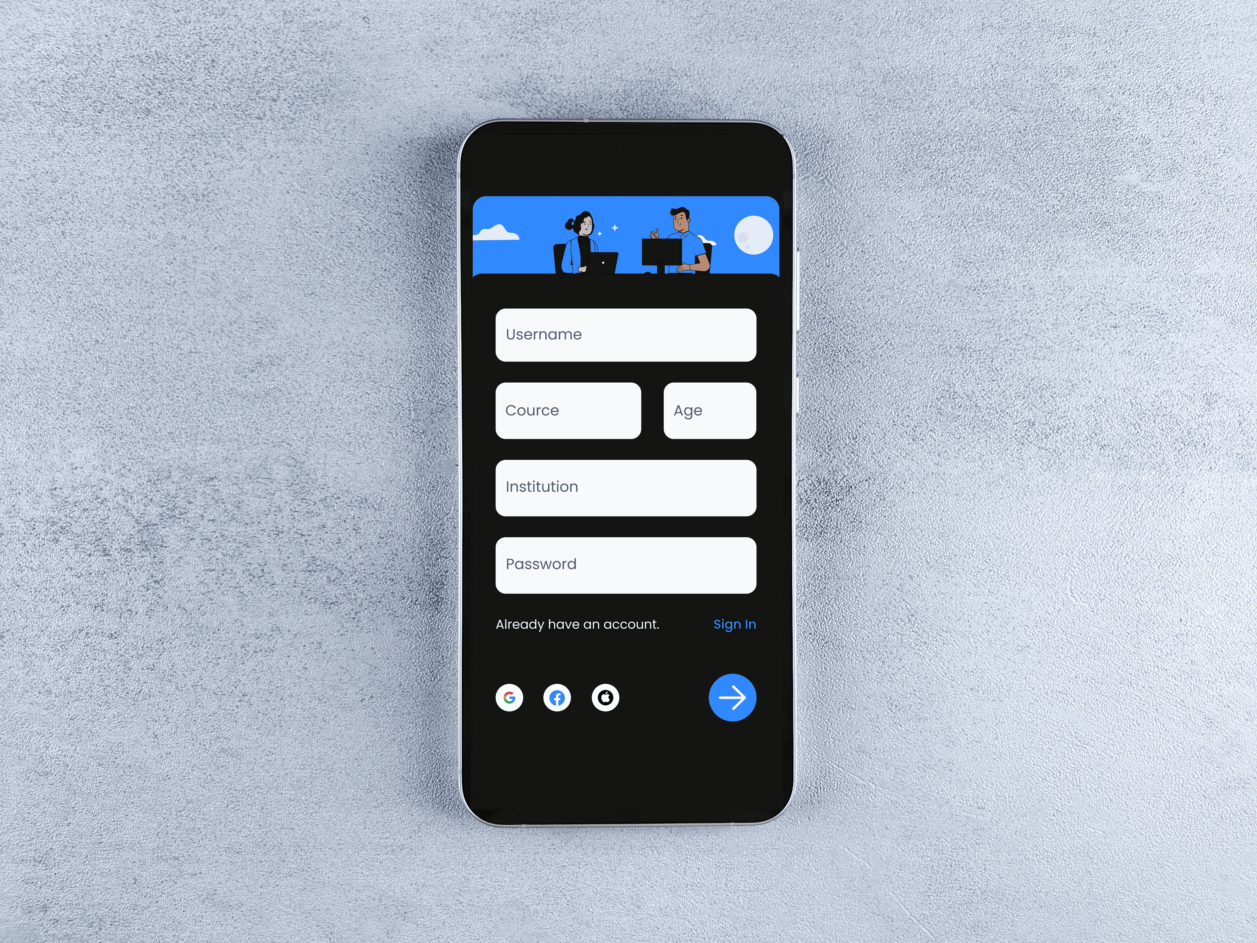 Seamless Sign-Up Experience ✨ learningplatform