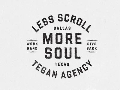 Tegan Lockup culture lockup soul tegan typography