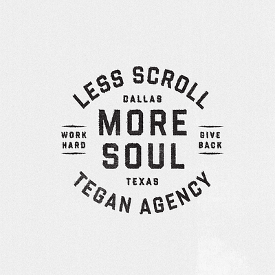 Tegan Lockup culture lockup soul tegan typography