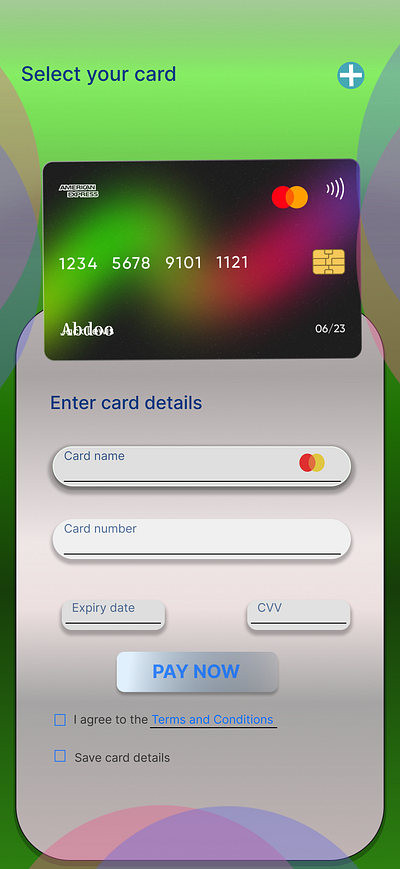 my #dailyui i tried to make it comfortable for eyes ui