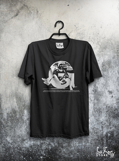 T-shirt design with art & typography.