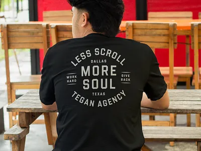 Tegan 2025 agency dallas lockup shirt tegan