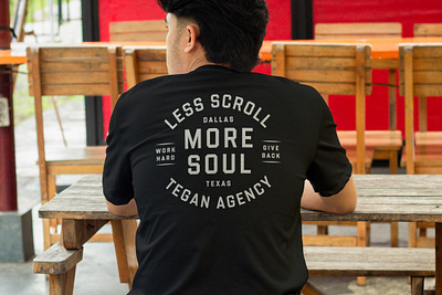 Tegan 2025 agency dallas lockup shirt tegan