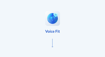 Voice-Interactive | Fitness App ui design ui voice ux design ux motion