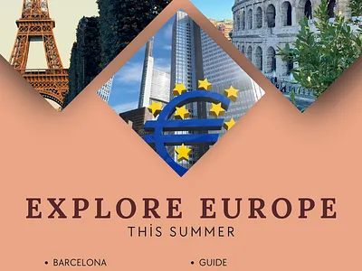 Travel and Tourism Poster advertising airline tickets banner design poster design tourism poster travel travel agency travel poster