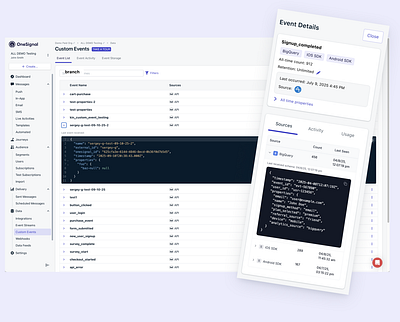 Custom Event Index