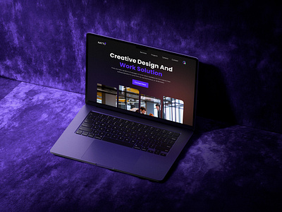 Creative Agency Landing Page agencywebsite branding creativeagency development graphic design landing page marketing agency portfoliodesign ui uiux uiux agency webdesign website