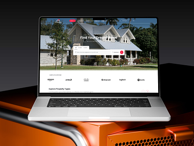 Real Estate Landing Page – Buy & Sell Properties Online awesome branding graphic design landing page mockups new design real estate ui ux website