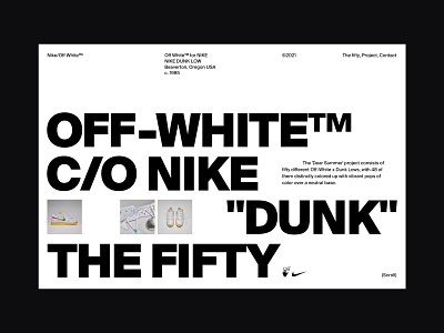 Type/grid exploration 2 clean design editorial fashion hero landing sneakers typography ui ux web