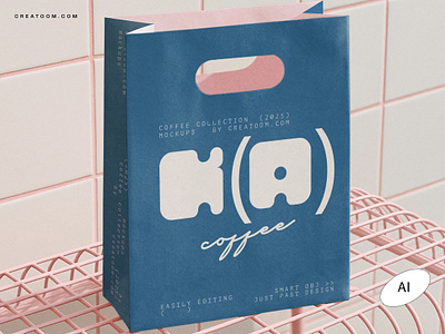😍 Paper Bag Mockup On Metal Bench adobe photoshop ai bag mockup craft bag free free mockup freebies graphic design mockup packaging mockup paper bag mockup psd shopping bag