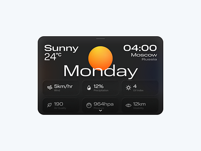 Weather Widget ui weather widget