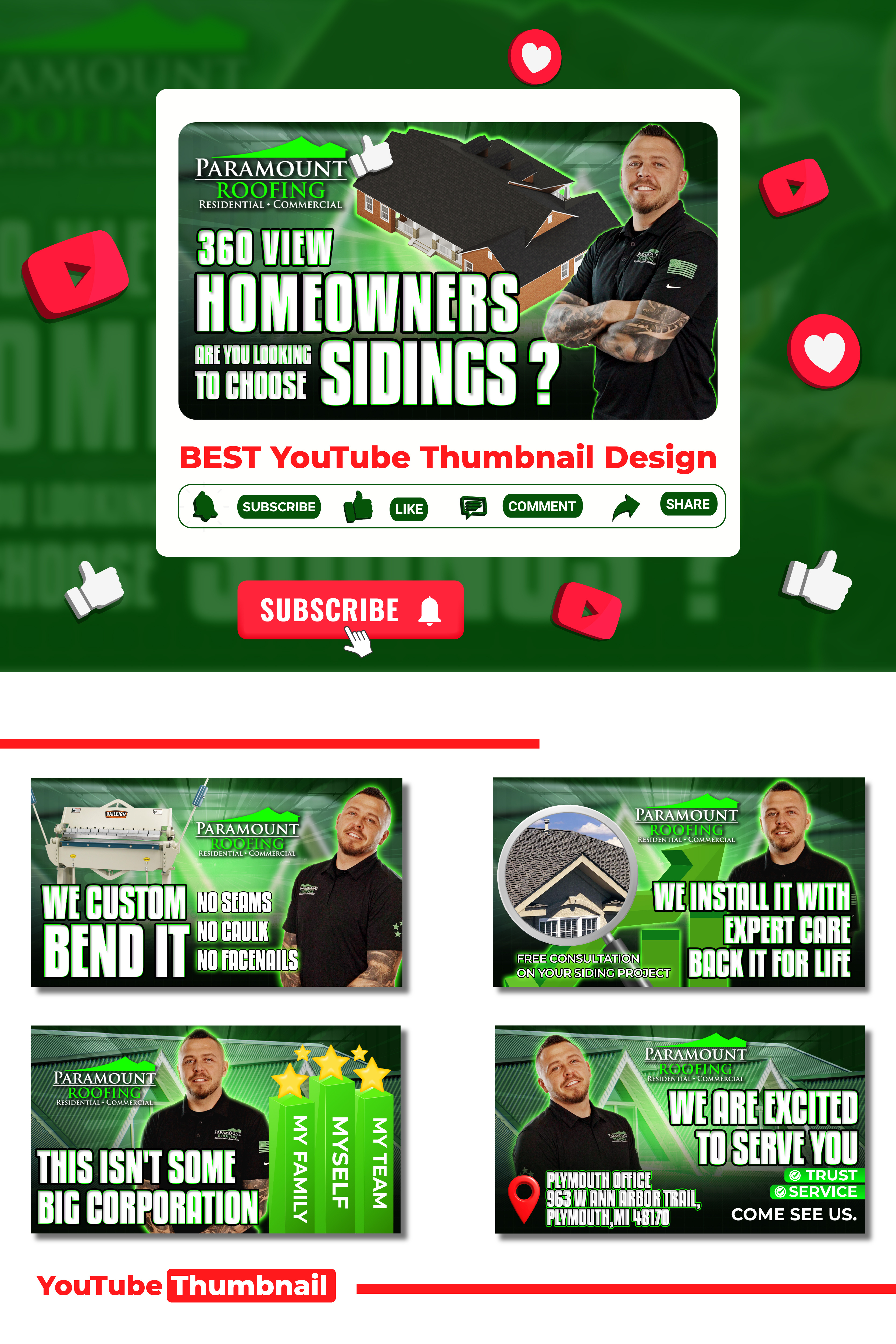 THUMBNAIL FOR YOUTUBE branding graphic design logo photoshop