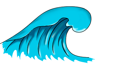 Vague dessin clipstudiopaint dessin draw vague wave