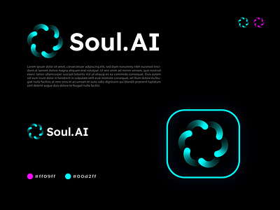 SoulAi- artificial intelligence Logo Design ai artificial artificial intelligence branding chatgpt creative design icon intelligence logo logo design logodesign logos minimalist modern openai software soulai technology