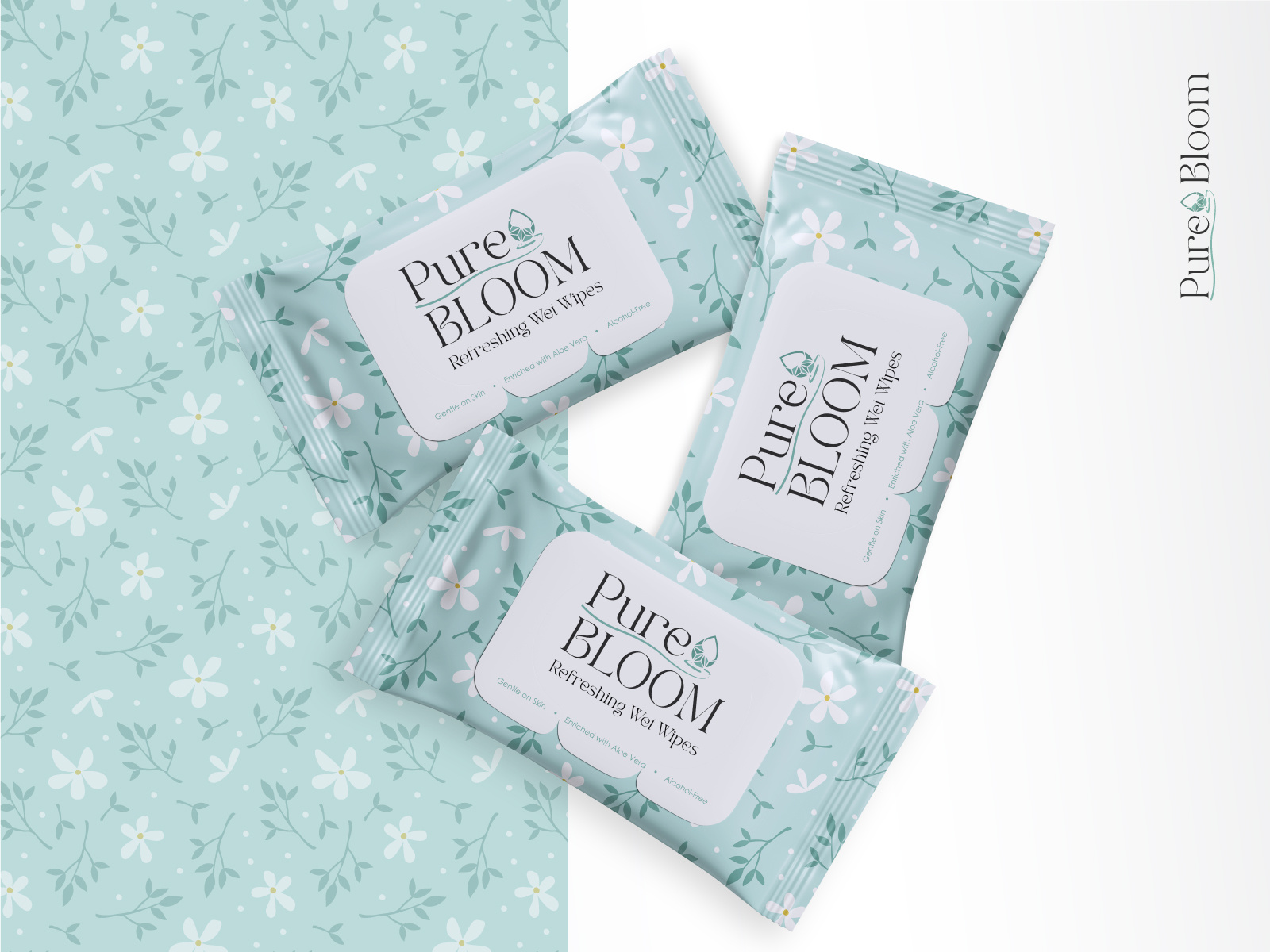 Wet Wipes - Refreshing alcohol free wipes packaging aloe vera wipes design beauty product packaging branding packaging concept clean product packaging cosmetic packaging design dribbble packaging showcase eco friendly wipes packaging floral packaging design gentle skin wipes design health wellness packaging hygiene product packaging minimal packaging design modern wipes packaging personal care packaging refreshing wipes mockup soft pastel packaging design wet wipes packaging design wipes pouch mockup