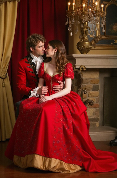 Old Fashion Yuletide cover art work historical romance regency yuleide