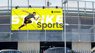 Strike Sportswear Logo & Brand Identity Design branding branding design branding project brandmark geometric branding graphic design logo and brand identity logo design monochromatic logo sports branding visual identity design
