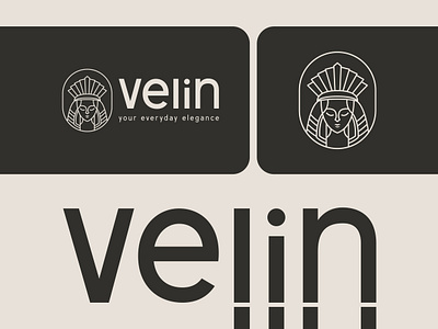 Velin - Minimal Moren Logo branding design fashion fashion logo graphic design icon illustration lady logo mascot character minimal modern logo ui vector