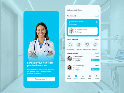 Icons for the doctor's appointment service app appointment booking clinic doctor icons icons set medical outline icons medicine physician stethoscope ui