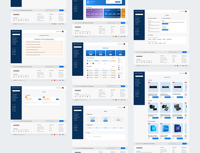 Design a dashboard with prototype prototype ui