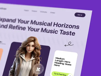 Expand Your Musical Horizon - UI Motion aftereffects animatedui motion design ui ui animation ui motion
