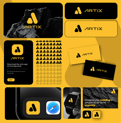 Logo Design - Artix Mobile App branding design graphic design logo social media design typography