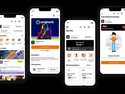 Orange Maxit Jordan SuperApp design s mobile app product design ux