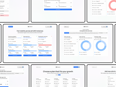 Almastack LMS SaaS Platform + Landing Page app design figma ui uidesign uiux ux uxdesign
