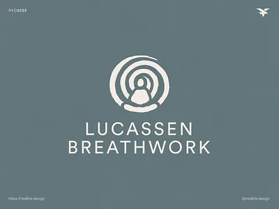 Logo and Branding for Lucassen Breathwork brand identity brand identity design brand identity designer branding branding design design logo logodesign