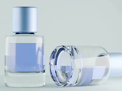 Product Visualization for a perfume bottle 3d 3d modeling 3d modelling 3d rendering blender graphic design product visualization