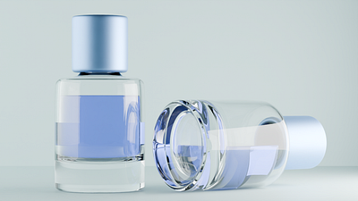 Product Visualization for a perfume bottle 3d 3d modeling 3d modelling 3d rendering blender graphic design product visualization