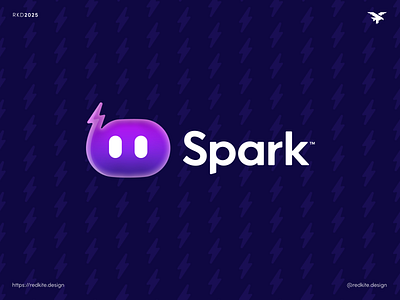Logo and Branding for Spark Media brand identity brand identity design brand identity designer branding branding design design digital futuristic idea information technology lightning logo logodesign mascot media spark technology sector