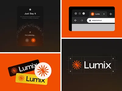 Lumix - AI Platform Mobile App ai animation artificial intelligence brand design branding clean design digital internet logo logo design mobile modern motion graphics technology typography ui uidesign ux uxdesign