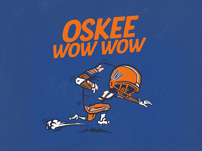 Illini Football Guy football illini illinois illustration