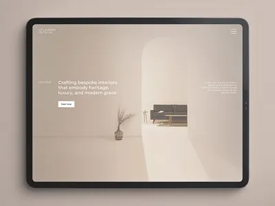 Studio Élan – Luxury Interior Design Website Concept 2 interiordesign ui ux webdesign website