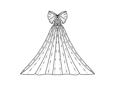 Fantasy Dress Coloring Page coloring dress fashion illustration page