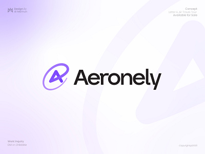 Modern Letter A, Air Travel, Transportation Logo aero air air travel branding dynamic letter a logo logo design logo designer logo icon minimalist modern logo symbol timeless tour transportation travel vacation