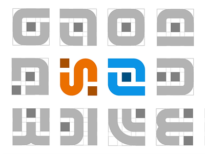 PDQ Logo Grid branding icons identity logo logos motion graphics sub-brands symbols united
